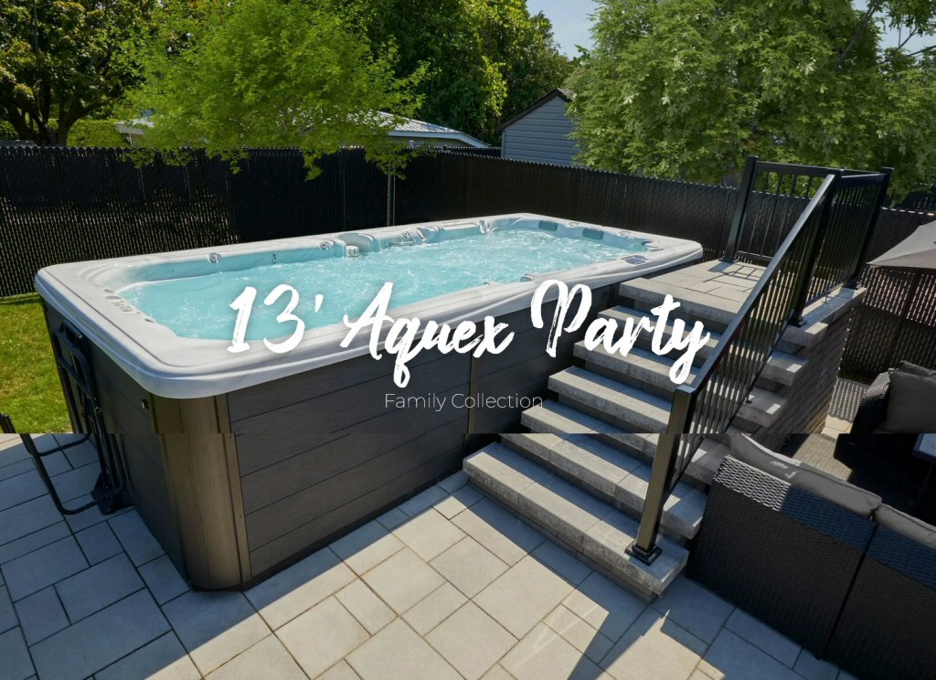 Dynasty Spas -  Family Party Spas Hot Tubs 13' Aquex Party Hot Tub