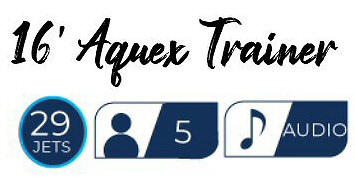 Dynasty Swim Spas - 16' Aquex Trainer Spa 5 person