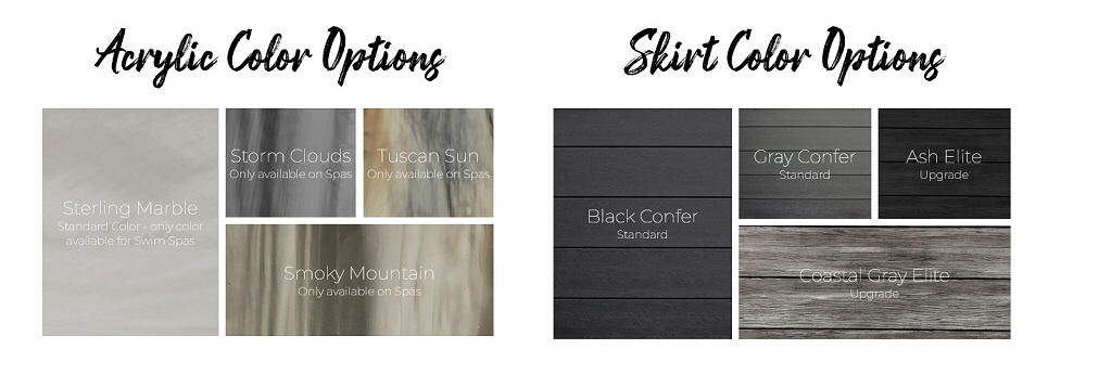 Dynasty Spas Hot Tubs - Oasis Collection - Twin Palms Colors