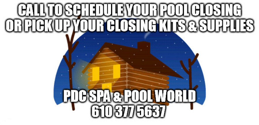 Pool Closing Service Lehighton Lehigh Valley Poconos PDC Spa Pool World