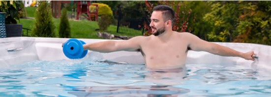 PDC Swim Spa Exercise Equipment NEW Aqua Balance Bars at PDC Spa and Pool World Lehighton PA