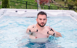 PDC Swim Spa Exercise Equipment NEW Aqua Force Resistance Training  at PDC Spa and Pool World Lehighton PA